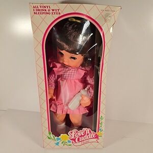 Love N Cuddle Elaine Doll All Vinyl Drinks‎ & Wets Vintage Original Packaging
